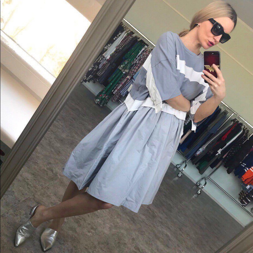 Oversize style Italian dress